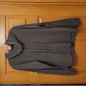 Maurice's Heather Gray Cowl Neck Sweater